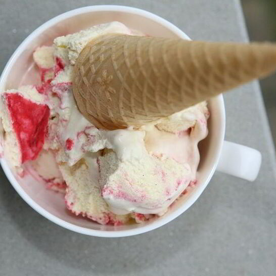 Рецепт малиновое мороженое