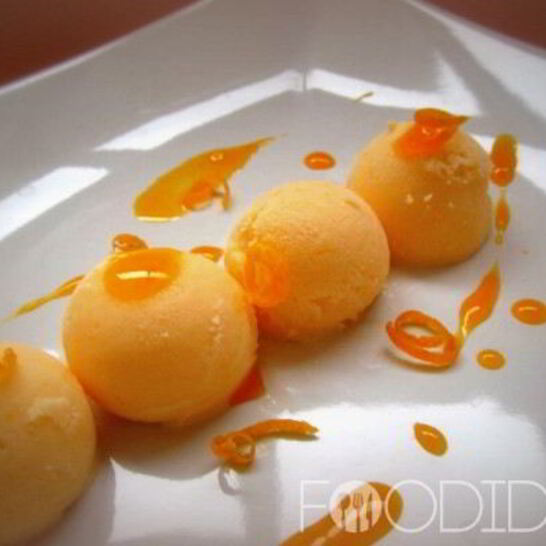 Рецепт мандариновое мороженое