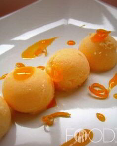 Мандариновое мороженое