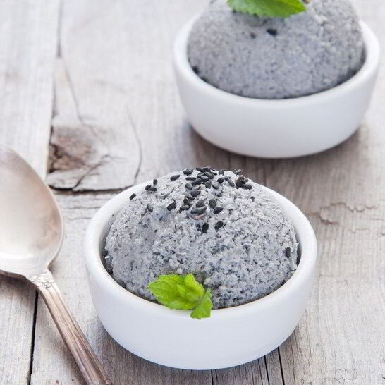 Рецепт мороженое из черного кунжута