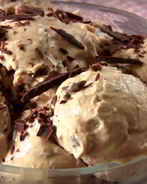 Мороженое из творога с шоколадом