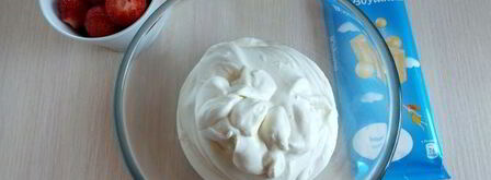 мороженое с клубникой и белым шоколадом. Шаг 6