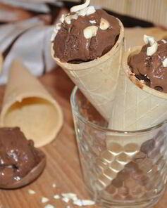 Мороженое шоколадно-кофейное