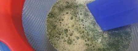 мятное мороженое с кусочками шоколада. Шаг 3