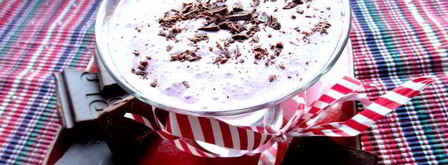 прохладный коктейль из мороженого с черникой. Шаг 13