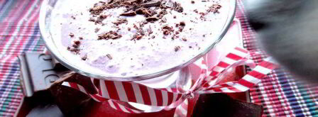 прохладный коктейль из мороженого с черникой. Шаг 14