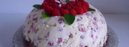 торт-мороженое с малиной. Шаг 7