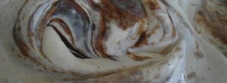 тыквенное мороженое с корицей и шоколадным соусом. Шаг 5