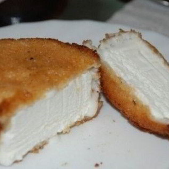 Рецепт жареное мороженое в панировочных сухарях