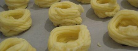 картофельные корзинки с рыбным муссом. Шаг 3