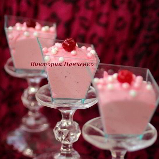 Рецепт клюквенный мусс