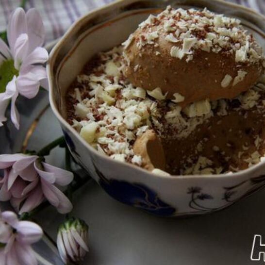 Рецепт кофейный крем-мусс с белым шоколадом