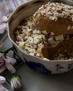 Кофейный крем-мусс с белым шоколадом