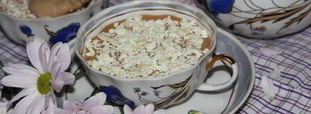 кофейный крем-мусс с белым шоколадом. Шаг 8