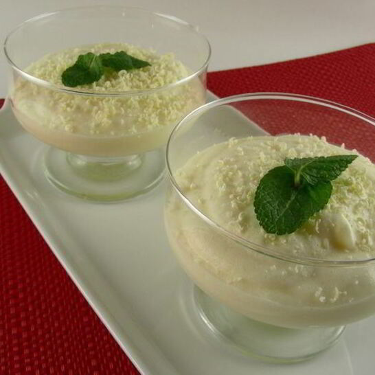 Рецепт мусс из белого шоколада и лимона