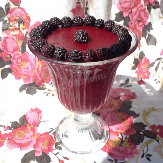 Рецепт мусс из ежевики