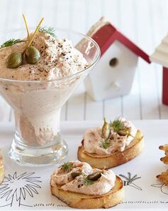 Мусс из копченого лосося