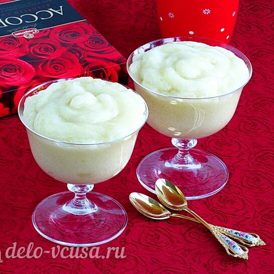 Рецепт мусс из ревеня