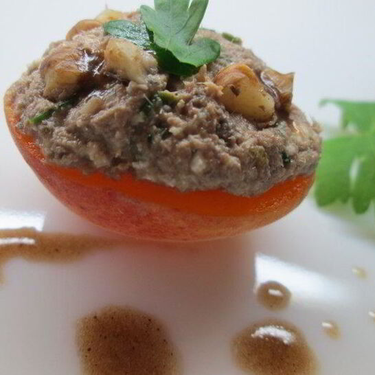 Рецепт мусс из тунца в абрикосах