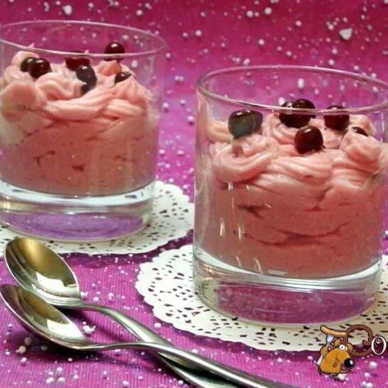 Рецепт мусс клюквенный