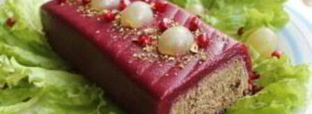 рулет из печени в клюквенном муссе. Шаг 6