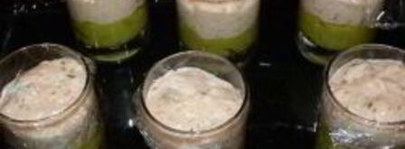 рыбный мусс с кремом из авокадо. Шаг 4