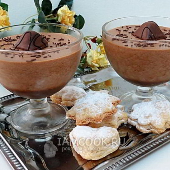 Рецепт шоколадно-кофейный мусс