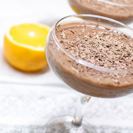 Рецепт шоколадно-манный мусс