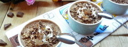 шоколадно-сливочный мусс на манной крупе. Шаг 5