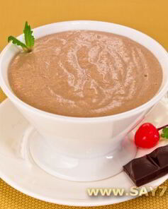 Шоколадный мусс на манной крупе