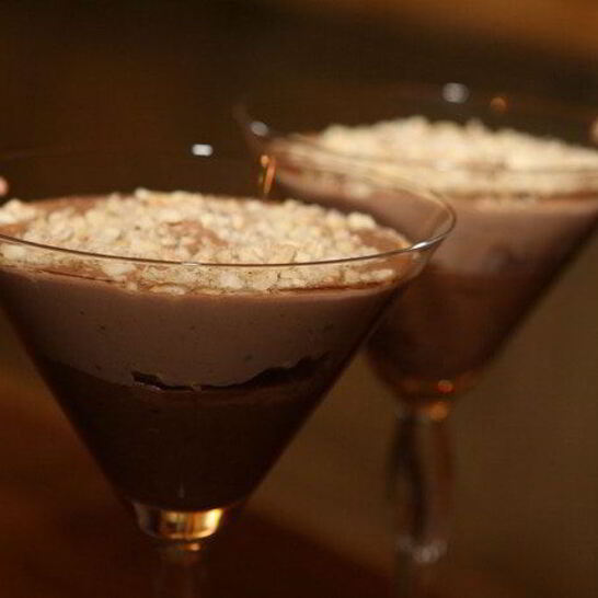 Рецепт шоколадный мусс с фундуком