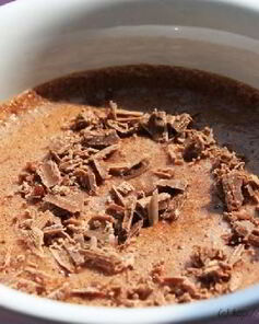 Шоколадный мусс с коньяком