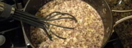 шоколадный мусс с кремом и фисташками. Шаг 2