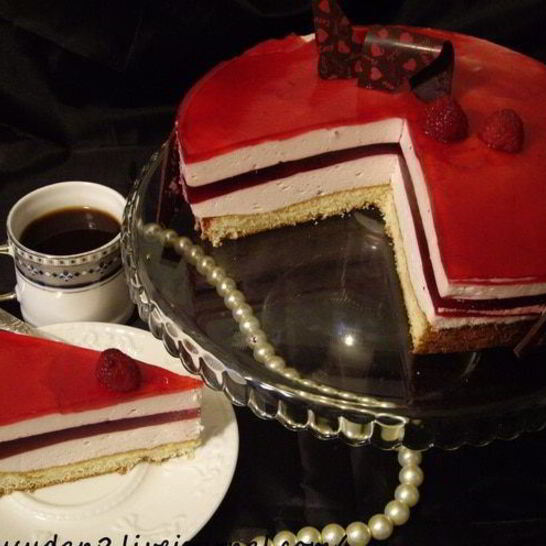 Рецепт торт-мусс клюква