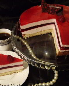 Торт-мусс клюква