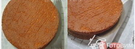 торт-мусс с черной смородиной. Шаг 9