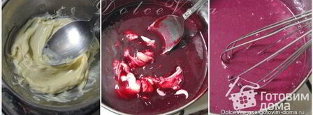 торт-мусс с черной смородиной. Шаг 11