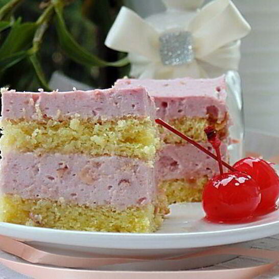 Рецепт торт-мусс сад с черешней