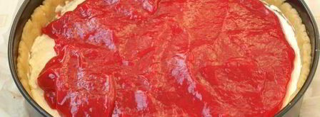 творожный чизкейк с малиновым муссом. Шаг 9