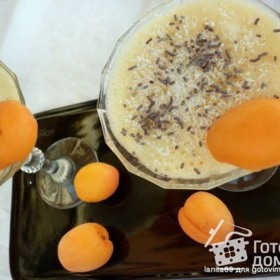 Рецепт яблочно-абрикосовый мусс на сыворотке