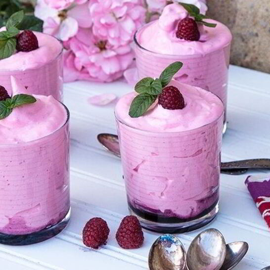 Рецепт ягодный мусс с белком