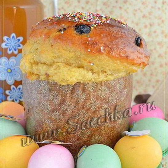 Рецепт апельсиновый кулич