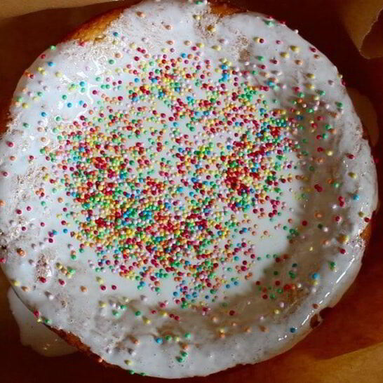 Рецепт бездрожжевой кулич на кефире