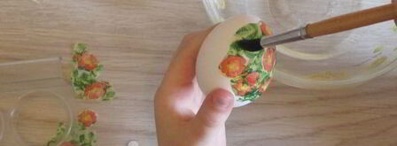 декупаж пасхальных яиц. Шаг 14