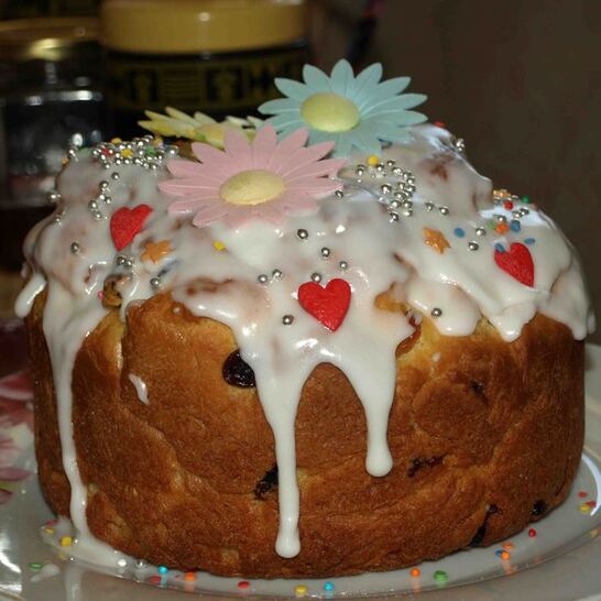 Рецепт кулич пасхальный с изюмом