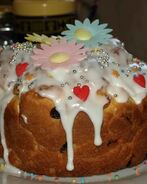 Кулич Пасхальный с изюмом