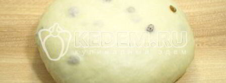 кулич с изюмом. Шаг 6