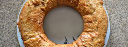 миндальный пасхальный кулич. Шаг 10