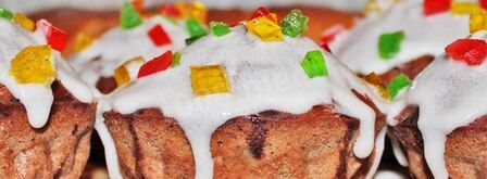 молочная глазурь на кулич. Шаг 5