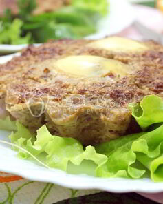 Мясное суфле с яйцом Пасхальное